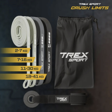 Набір резинок для фітнесу Trex Sport TX-004PB 4в1 2-41кг, код: 5902308233119