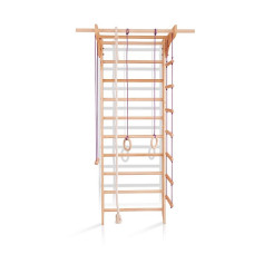 Спортивний куточок SportBaby 10-Lux 760х2400 мм, натуральне дерево, код: 10-Lux 1-240