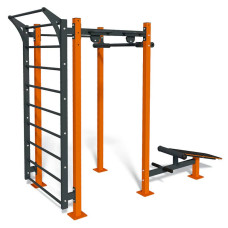 Спортивний комплекс InterAtletika Workout PRO Min-1 1599х3329х2671 мм, код: KF902.31-SM