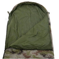 Спальний мішок ковдру з капюшоном Camping камуфляж сірий, код: SY-7374