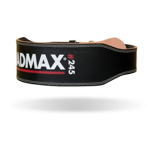 Пояс для важкої атлетики MadMax MFB-245 Full leather шкіряний Black L, код: MFB-245_L