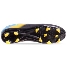 Бутси футбольні Owaxx Juventus розмір 41 (26,5см), чорний-блакитний, код: A20214B_41BKN