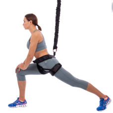 Тренажер для банджі фітнес FitGo Bungee чорний, код: FI-6900-S52
