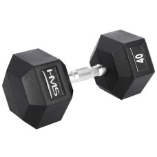 Гантель HMS Hex Pro 1х40 кг, код: 17-66-127-IN