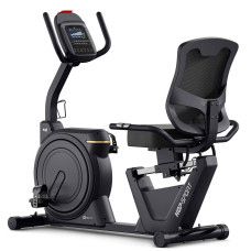 Горизонтальний велотренажер Hop-Sport HS-5000L Ranker чорно-золотистий, код: 5902308240360