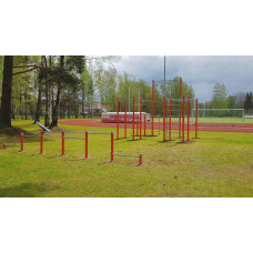 Спортивний комплекс InterAtletika Воркаут 4862x4557x4137 мм, код: S831.4-SM