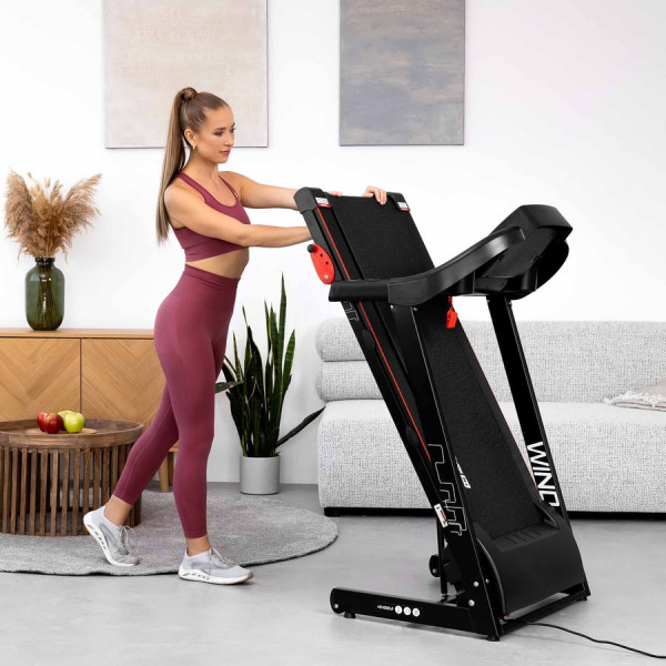 Бігова доріжка Hop-Sport HS-1000LB Wind червоний, код: 5902308215580