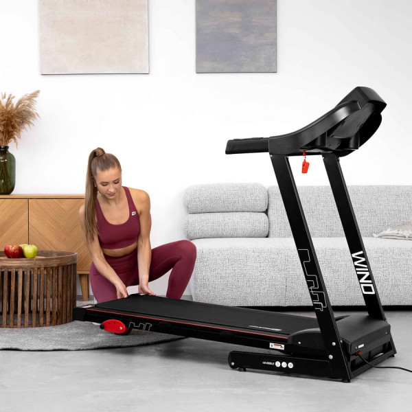 Бігова доріжка Hop-Sport HS-1000LB Wind червоний, код: 5902308215580