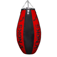 Боксерська груша аперкотна V`Noks Red 50-60 кг, чорний-червоний, код: 60090-RX