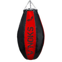Боксерська груша аперкотна V`Noks Red 50-60 кг, чорний-червоний, код: 60090-RX
