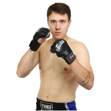 Рукавички для змішаних єдиноборств MMA Fairtex M, чорний, код: BO-0582_MBK