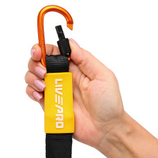 Еспандер трубчастий із карабіном у захисному рукаві LiveUp Resistance Tube Large навантаження високе, код: LP8401-L