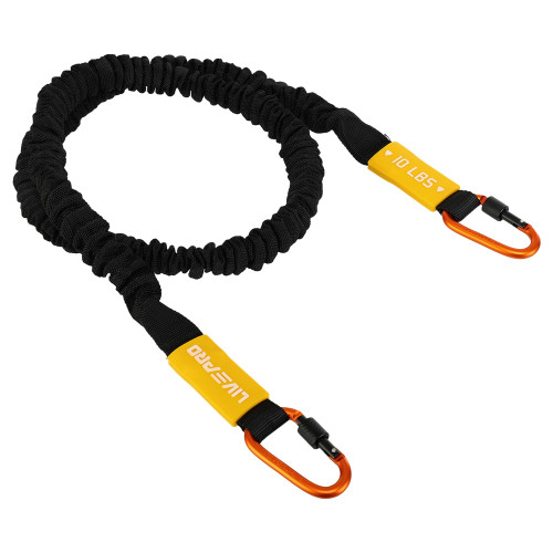 Еспандер трубчастий із карабіном у захисному рукаві LiveUp Resistance Tube Large навантаження високе, код: LP8401-L