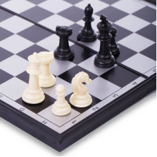Шахи, шашки, нарди 3 в 1 дорожні ChessTour 270x270 мм, код: 9618