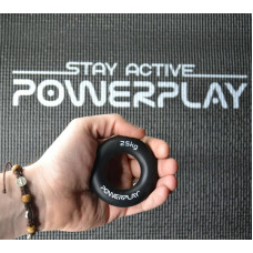 Еспандер кистьовий силіконовий PowerPlay Hand Grip Ring Hard 25 кг, чорний, код: PP_4324_25kg