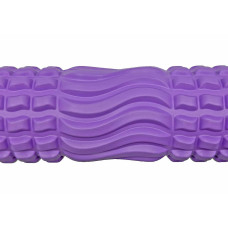 Масажний ролик EasyFit Wavyspines 330х130 мм, фіолетовий, код: EF-3701-V-EF