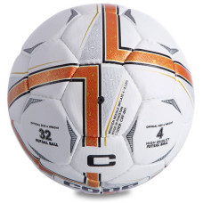 М"яч для футзалу Core Attack Grain №4, білий-помаранчевий, код: CRF-041-S52
