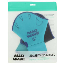 Рукавички для аквафітнесу MadWave Aquafitness Gloves M бірюзовий, код: M082906_M