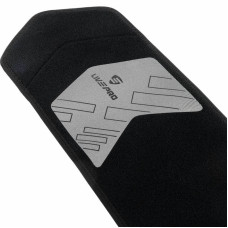 Пояс для тренажерного залу та схуднення LiveUp Sweat Waist Trimmer 1250x195x5мм, чорний-сірий, код: LP8718