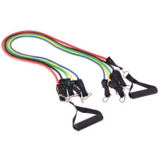 Еспандер багатофункціональний Cima Resistance Band 5 джгутів, код: ET-7912