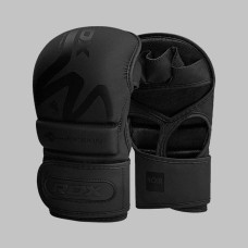 Рукавиці для ММА неопренові RDX T15 Noir Inner Matte M, чорний, код: GSR-T15MB-M