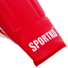 Рукавиці для боксу снарядні SportKo L червоний, код: S-PD-3_LR
