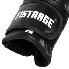 Боксерські рукавиці шкіряні Fistrage 10oz, чорний, код: VL-4295_10BK