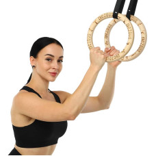Кільця гімнастичні для кросфіту Ezous ABS Gym Rings d-28мм, код: E-03