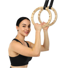 Кільця гімнастичні для кросфіту Ezous ABS Gym Rings d-28мм, код: E-03