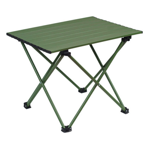Стіл туристичний Camping алюміній, 430х400х410мм, чохол, зелений, код: HX-52GR-WS