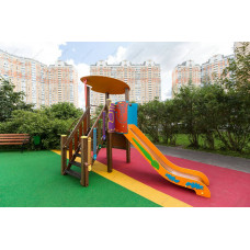 Ігровий комплекс InterAtletika Веселий художник, 4935х1989х2871 мм, код: TE817-SM