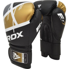 Боксерські рукавиці RDX F7 Ego 10 унцій, чорний-золотий, код: BGR-F7BGL-10oz