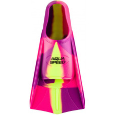 Ласти Aqua SpeedTraining Fins, розмір 39-40, рожевий-фіолетовий-жовтий, код: 5908217679345