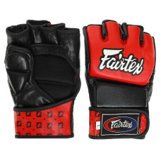 Рукавички для змішаних єдиноборств MMA Fairtex XL, червоний, код: BO-0582_XLR