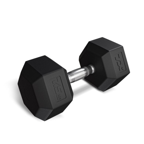 Гантеля шестигранна прогумована TX-075RD Trex Sport 7,5кг, код: 5902308232242