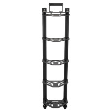 Стійка горизонтальна для бамперних дисків пересувна Mdbuddy Bumper Plate Rack 1300x300x260мм, чорний, код: TA-1691