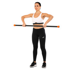 Бодібар Zelart Body Bar 3 кг, чорний-помаранчевий, код: FI-4776-3