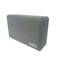 Блок для йоги SNS YJ-K225х145х75 мм, сірий, код: 00001-SNS