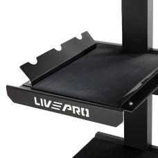 Стелаж модульний для інвентаря кросфіт LiveUp 550x600x1800мм, чорний, код: LP8875