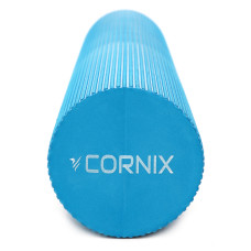 Масажний ролик (валік) Cornix EVA+ 900x150 мм, синій, код: XR-0316