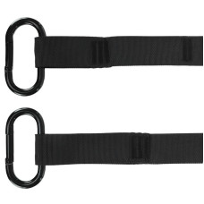 Кільця гімнастичні для кросфіту Ezous ABS Gym Rings d-28мм, чорний-фіолетовий, код: E-01