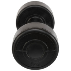 Гантель для фітнесу Zelart з PE покриттям 1х1 кг, чорний, код: TA-4759-1