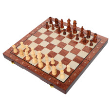 Шахи настільна гра Zoocen 395x197,5x55 мм, дерево, код: FL440