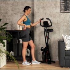 Велотренажер Hop-Sport HS-3020X Quest X-Bike чорно-червоний, код: 5902308232501