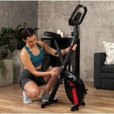 Велотренажер Hop-Sport HS-3020X Quest X-Bike чорно-червоний, код: 5902308232501