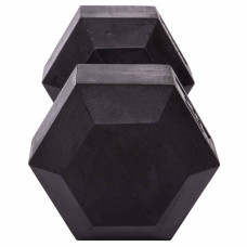 Гантель цільна шестигранна гексагональна Zelart 1х22,5 кг, код: TA-5159-22_5