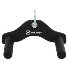 Рукоятка для тяги з вузьким хватом Mdbuddy Pull Down Handle нековзне покриття 250х120х130 мм, чорний, код: TA-5388