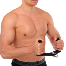 Рукоятка для тяги з вузьким хватом Mdbuddy Pull Down Handle нековзне покриття 250х120х130 мм, чорний, код: TA-5388