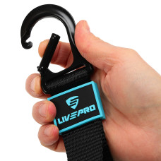 Ручки для еспандера та тренажера Fit Hook Handles LiveUp 2шт, чорний, код: LP8706