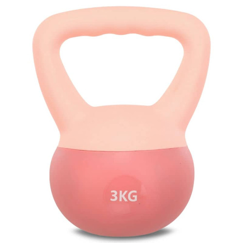 Гиря м"яка FitGo 3кг, рожевий, код: FI-0122-3_P